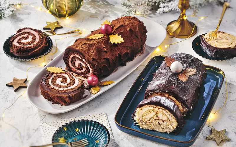 Bûche de noël Рождественское полено